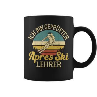 Ich Bin Geprüfter Apres Ski Teacher Huts Party Skiing Tassen - Geschenkecke