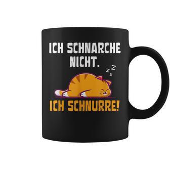 Ich Schnarche Nicht Ich Schnurre Cat Pyjamas Sleep Tassen - Geschenkecke