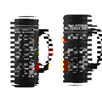 How To Identify Birds Birdwatcher Nature Lovers Bird Coffee Mug - Monsterry
