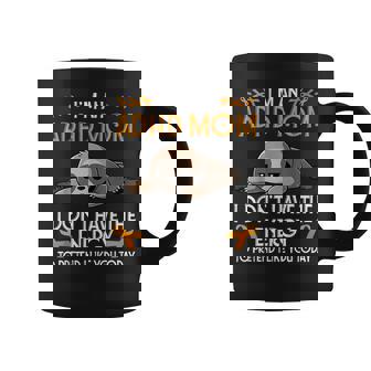 I'm An ADHD Mom Awareness Orange Ribbon Sloth ADHD Warrior Graphic Print Coffee Mug - Monsterry