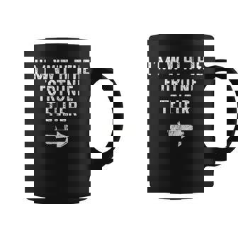 I'm With The Fortune Teller Costume Halloween Couple Graphic Print Coffee Mug - Monsterry