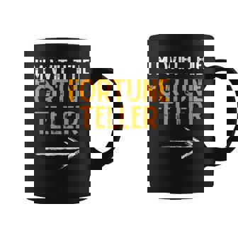 I'm With Fortune Teller Last Minute Costume Halloween Couple Graphic Print Coffee Mug - Monsterry