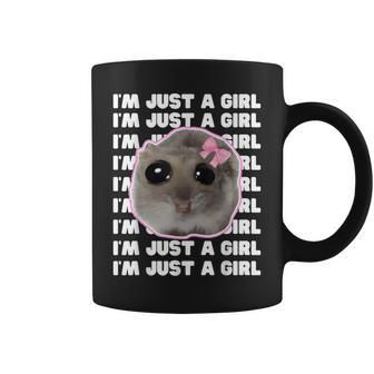 I'm Just A Girl Sad Hamster Meme Tassen - Geschenkecke