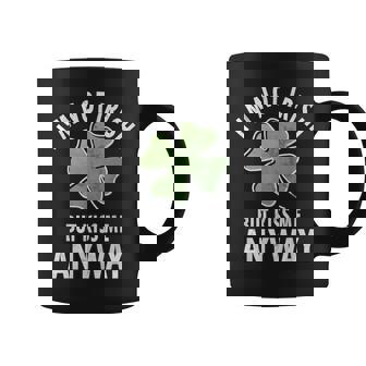 I'm Not Irish But Kiss Me Anyway Shirt Saint Patricks Day Graphic Print Coffee Mug - Monsterry