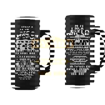 I'm Not a Perfect Son But My Mom Loves Me Mother's Day Men Graphic Print Coffee Mug - Monsterry