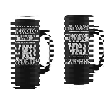 I'm Not Perfect But I'm A Virgo Horoscope Zodiac Sign Graphic Print Coffee Mug - Monsterry