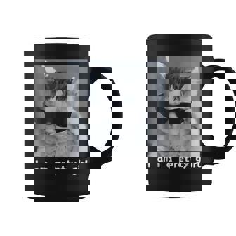 I'm A Pretty Girl Cat Graphic Print Coffee Mug - Monsterry