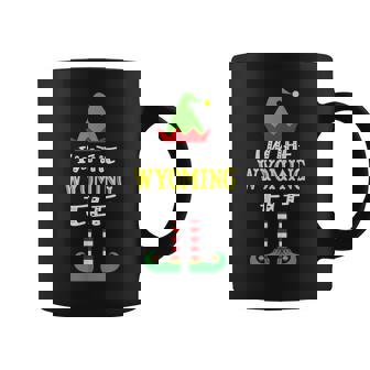 I'm The Wyoming Elf Matching Family Christmas Group Graphic Print Coffee Mug - Monsterry