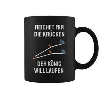 Injury Crutches Saying Gute Bessung S Tassen - Geschenkecke