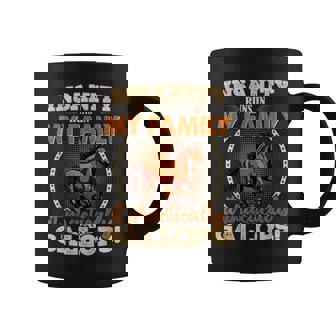 Insanity Runs In My Family It Practically Gallops Graphic Print Coffee Mug - Monsterry