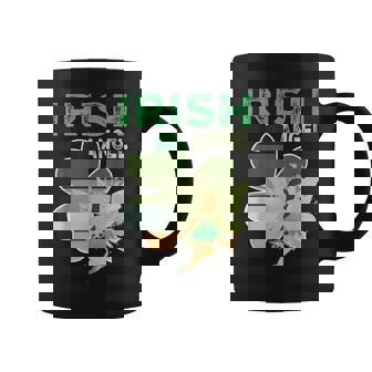 Irish Angel Lucky Charm Pretty Shamrock St Patrick Day Graphic Print Coffee Mug - Monsterry