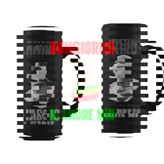 Italian 7 Layer Rainbow Cookies Espresso Latte Good Morning Graphic Print Coffee Mug - Monsterry