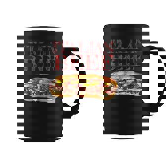 Italian Beef Sandwich Chicago Food Love Graphic Print Coffee Mug - Monsterry