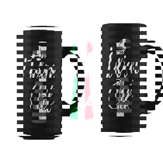 Italian Chef Cooking Food Cook National Pride Flag Fun Graphic Print Coffee Mug - Monsterry
