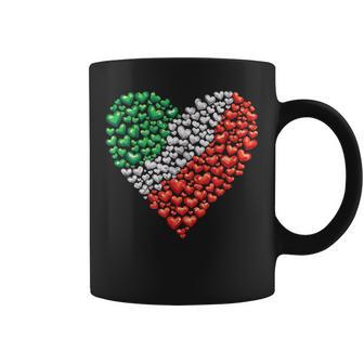 Italy Flag Heart Of Passion For Italy Tassen - Geschenkecke