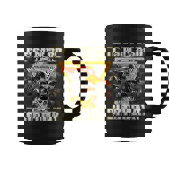 Its My 3Rd Birthday Boy Monster Truck Are My Jam Truck Boys Coffee Mug - Monsterry