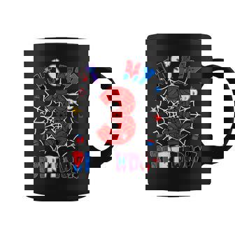 It's My 3Rd Birthday Spider Theme Party Boys 3 Years Old Coffee Mug - Thegiftio