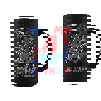 It's My 4Th Birthday Spider Boy Birthday Theme Party Coffee Mug | Seseable UK
