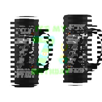 It's My 7Th Birthday St Patrick's Day 7 Years Old Girls Boys Coffee Mug | Seseable CA