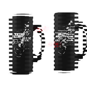 It's All About The Bass Bass Guitar Player Graphic Print Coffee Mug - Monsterry