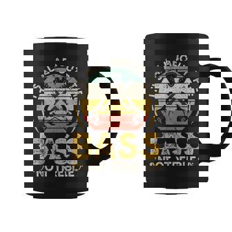 It's All About The Bass Retro Electric Bass Guitar Players Graphic Print Coffee Mug - Monsterry