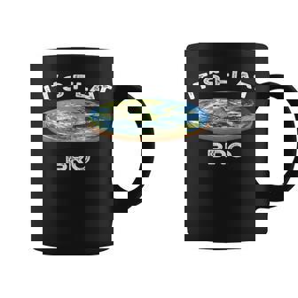 It's Flat Bro Cadeau Secret Humoristique Motif Terre Plate Tasse - Cadeauxyz