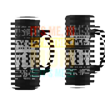 It's Me Hi I'm The Mom It's Me Mommy Retro Coffee Mug | Seseable UK