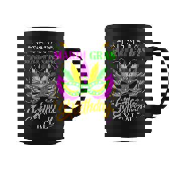 It's My Mardi Gras Birthday Y'all Celebration Mardi Gras Coffee Mug | Mazezy
