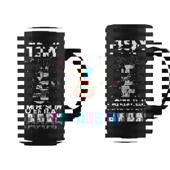 It's My Mother's In Law Birthday Family Matching Confetti Coffee Mug - Seseable