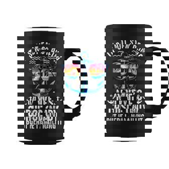 It's Not Easy Being My Wife's Cruise Candy Husband Cruise Coffee Mug - Monsterry