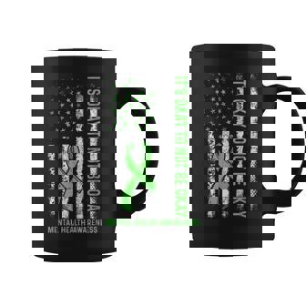 Its Okay To Not Be Okay Us Flag Mental Health Awareness Coffee Mug - Monsterry