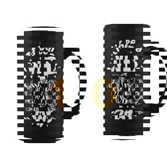 It's Been A Wild 100 Days Happy 100Th Day Of School Leopard Coffee Mug - Seseable