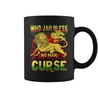 Who Jah Bless No Man Curse Reggae Lover Rasta Tassen - Geschenkecke