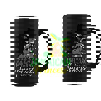 Jamaican Princess Jamaica Girl Melanin Cute Jamaican Flag Coffee Mug | Mazezy