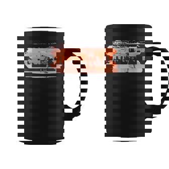 Japanese Giant Robot Mech New York Souvenir Kanji Graphic Print Coffee Mug - Monsterry