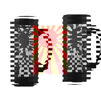 Japonesa Con Diseño De Bandera Del Sol Naciente Taza de café - Regaloses