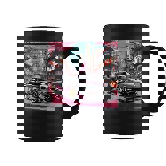 Jdm Tokyo Skyline Retro Japanese Race Car Drift On The Back Coffee Mug - Seseable