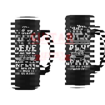 Je Joue De La Guitare Parce Que Je L'aime Pas Parce Que Je Suis Doué Pour Ça Tasse - Cadeauxyz