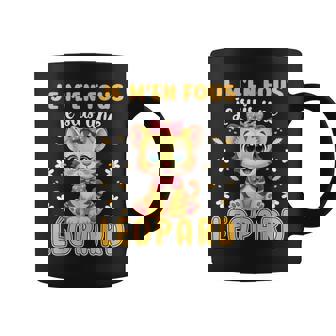 Je M'en Fous Je Suis Une Léopard Mignon Enfant Fille Tasse - Cadeauxyz