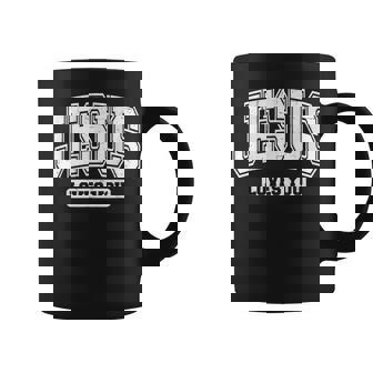 Jesus Loves You Vintage Style Christian Faith Graphic Print Coffee Mug - Monsterry