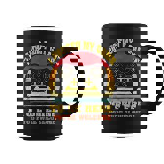Jeuidéo I-Paused-My-Game To Be Here Pour Enfants-Garçons-Hommes Tasse - Cadeauxyz