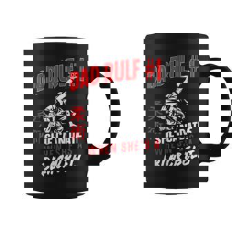 Jiu Jitsu Dad Father Daughter Dad Rule 1 She Can Date When Coffee Mug - Seseable