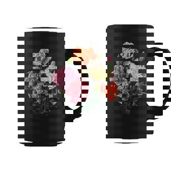 Joli Bouquet De Fleurs D'œillets Floraux Tasse - Cadeauxyz