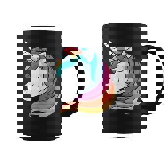 Joyeuse Licorne Arc-En-Ciel Cheveux Créature Corne Tasse - Cadeauxyz