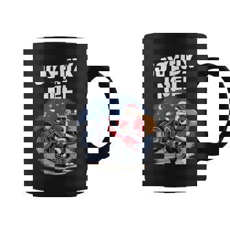 Joyeux Noël Père Noël Moto Motard Biker Cadeau Humour Noel Tasse - Cadeauxyz
