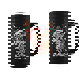 Joyeux Noël Renne Cerf Drôle Noël S Hommes Enfants Tasse - Cadeauxyz
