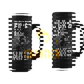 J'peux Pas J'ai Chantier Humour Constructeur Cadeau Chantier Tasse - Cadeauxyz