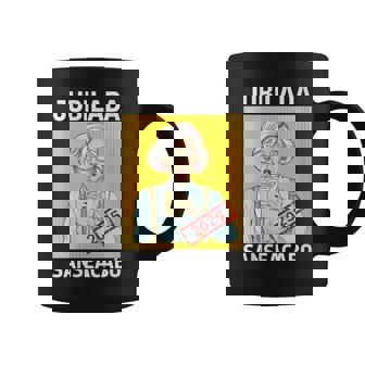 Jubilada Se Jubila Madre Abuela 2025 Fiesta Jubilación Cuello Taza de café - Regaloses