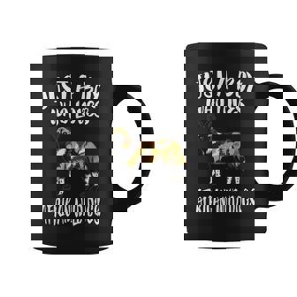 Just A Boy Who Loves African Wild Dogs Graphic Print Coffee Mug - Monsterry