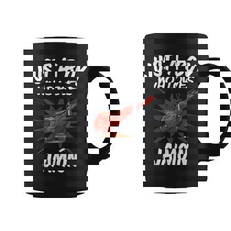 Just A Boy Who Loves Jamon Jamon Taza de café - Regaloses